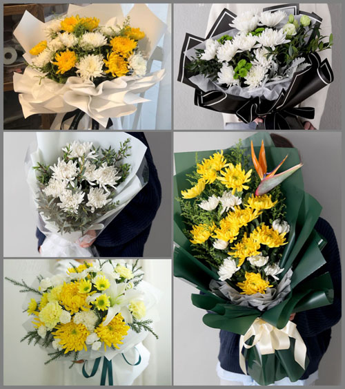 河南平顶山汝州市陵头镇白事花束代送